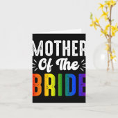 Mutter des Bride Gay Lesbian Hochzeitspass Karte (Gelbe Blume)