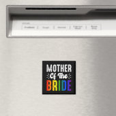 Mutter des Bride Gay Lesbian Hochzeitspass Magnet (In Situ (Geschirrspüler))