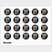 Mutter des Bride Gay Lesbian Hochzeitspass Runder Aufkleber (Blatt)