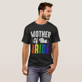 Mutter des Bride Gay Lesbian Hochzeitspass T-Shirt (Vorne ganz)