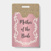 Mutter des Bride Hen Night Abzeichen Ausweis (Vorderseite)