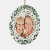 Mutter des Bride Keepake Gedicht-Fotos Keramik Ornament (Rechts)