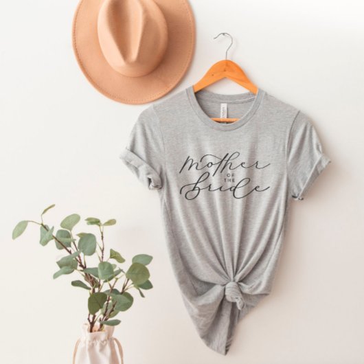 Mutter des Bride Niedlich Script Brautparty Shirt