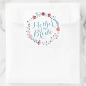 Mutter des Bride Niedlich Wreath Sticker Siegels (Tasche)