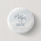 Mutter des Bride On Cloud Nine Brautparty Button (Vorderseite)