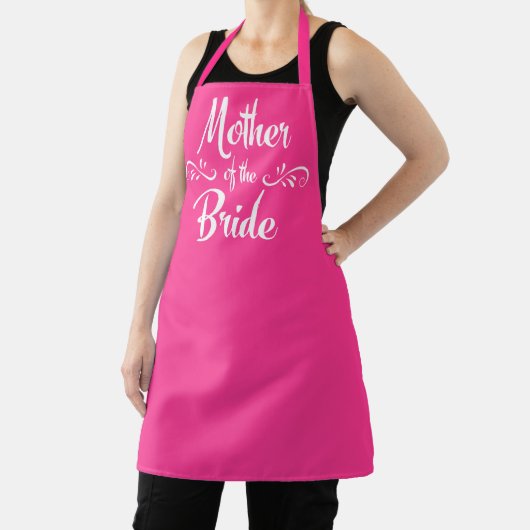 Mutter des Bride Pink Hochzeitsdinner Koch Schürze (InSitu)