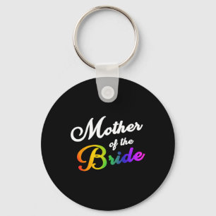 Mutter des Bride T-Shirt Gay Lesbian Lgbt Bridal P Schlüsselanhänger