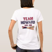 Mutter des Bride-Teams Est. 2016-CUSTOM-Hemd T-Shirt (Rückseite)