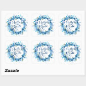 Mutter des Bride Winter Wedding Sticker Siegel (Blatt)
