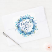 Mutter des Bride Winter Wedding Sticker Siegel (Umschlag)