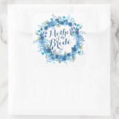 Mutter des Bride Winter Wedding Sticker Siegel (Tasche)