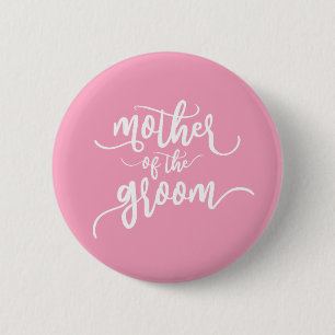 Mutter des Buttons Groom Wedding Calligraphy