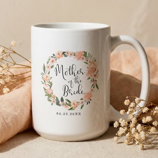 Mutter des Fotos der Blumenflora Kaffeetasse
