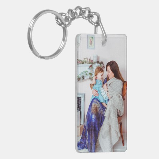 Mutter des Fotos Schlüsselanhänger (Vorderseite links)