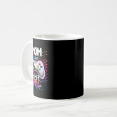 Mutter des Gamer-Mädchens passendes Videospiel Geb Kaffeetasse (Vorderseite Links)