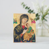 Mutter des Gebetskarten für die ununterbrochene Hi Postkarte (Stehend Vorderseite)