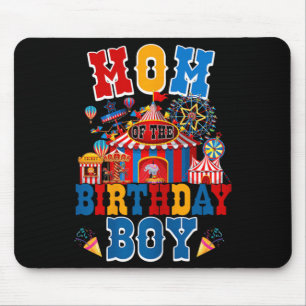 Mutter des Geburtstags für Jungen Zirkus Karneval Mousepad