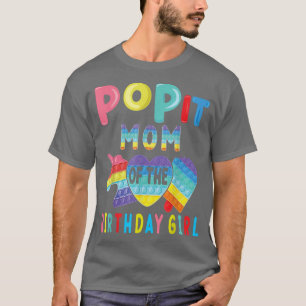 Mutter des Geburtstags-Girl-Pop Es Einhorn Geburts T-Shirt