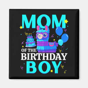 Mutter des Geburtstags-Llamas-Piñata-Familienfeste Magnet