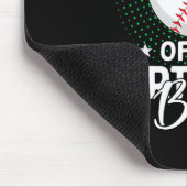 Mutter des Geburtstagsjungen Baseballspieler Gebur Mousepad (Ecke)