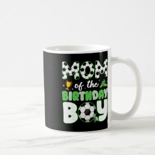 Mutter des Geburtstagsjungen Lustiger Fußball-Gebu Kaffeetasse