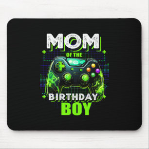 Mutter des Geburtstagsjungen passendes Videospiel Mousepad