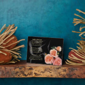 Mutter des Gedichts - Rosa Blume Fotoplatte (Seite)