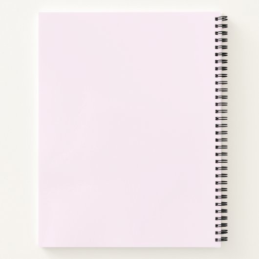 Mutter des Groom-Chic-Skript-Notebooks Notizblock (Rückseite)