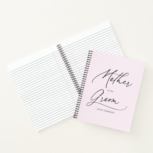 Mutter des Groom-Chic-Skript-Notebooks Notizblock (Innenseite)