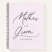 Mutter des Groom-Chic-Skript-Notebooks Notizblock (Vorderseite)