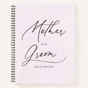 Mutter des Groom-Chic-Skript-Notebooks Notizblock