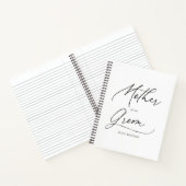 Mutter des Groom-Chic-Skript-Notebooks Notizblock (Innenseite)