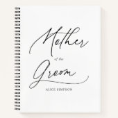 Mutter des Groom-Chic-Skript-Notebooks Notizblock (Vorderseite)