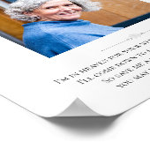 Mutter des Groom-Fotos Rettete eine Gedenkstätte f Poster (Ecke)