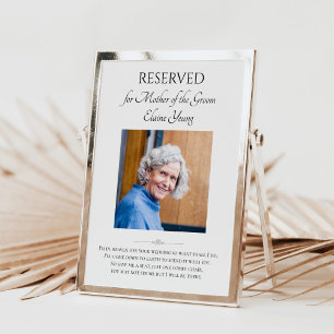 Mutter des Groom-Fotos Rettete eine Gedenkstätte f Poster