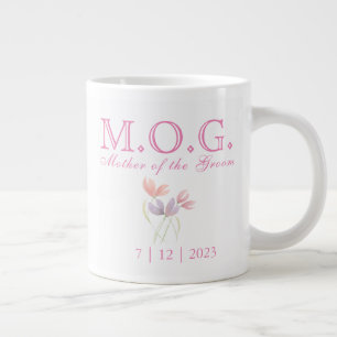 Mutter des Groom-Hochzeitdatums Jumbo-Tasse