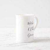 Mutter des Groom Hochzeitsgeschenke für Moderne 20 Porzellantasse (Vorderseite Rechts)