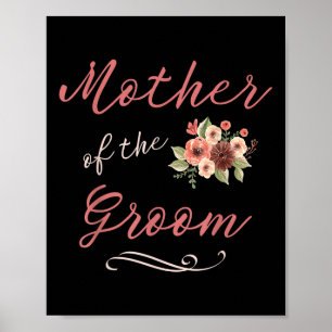 Mutter des Groom-Hochzeitssemans Brautparty Poster