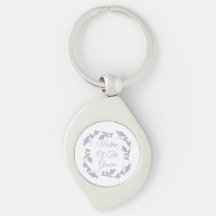 Mutter des Groom Lavender Floral Kranz
