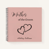 Mutter des Groom-Notebook-Hochzeitsgeschenk Notizblock (Vorderseite)