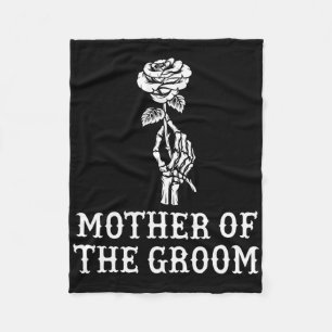 Mutter des Groom Skeleton Gothic Bachelor Weddi Fleecedecke