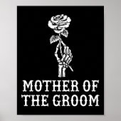 Mutter des Groom Skeleton Gothic Bachelor Weddi Poster (Vorne)