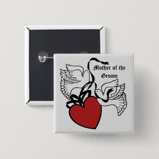 Mutter des Herztodesknopfes Button (Vorne & Hinten)