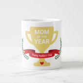 Mutter Des Jahres Muttertag Jumbo-Tasse (Vorderseite)