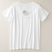 Mutter des Jahres® (Nein, ernst) T - Shirt (Design Rückseite)