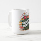 Mutter des Jahres (nur ein Scherz) Kaffeetasse (Vorderseite Links)