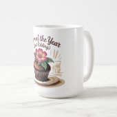 Mutter des Jahres (nur ein Scherz) Kaffeetasse (VorderseiteRechts)
