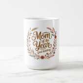 Mutter des Jahres (nur ein Scherz) Kaffeetasse (Mittel)