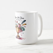 Mutter des Jahres (nur ein Scherz) Kaffeetasse (VorderseiteRechts)