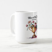 Mutter des Jahres (nur ein Scherz) Kaffeetasse (Vorderseite Links)